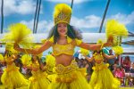 Tahitian festival dancers